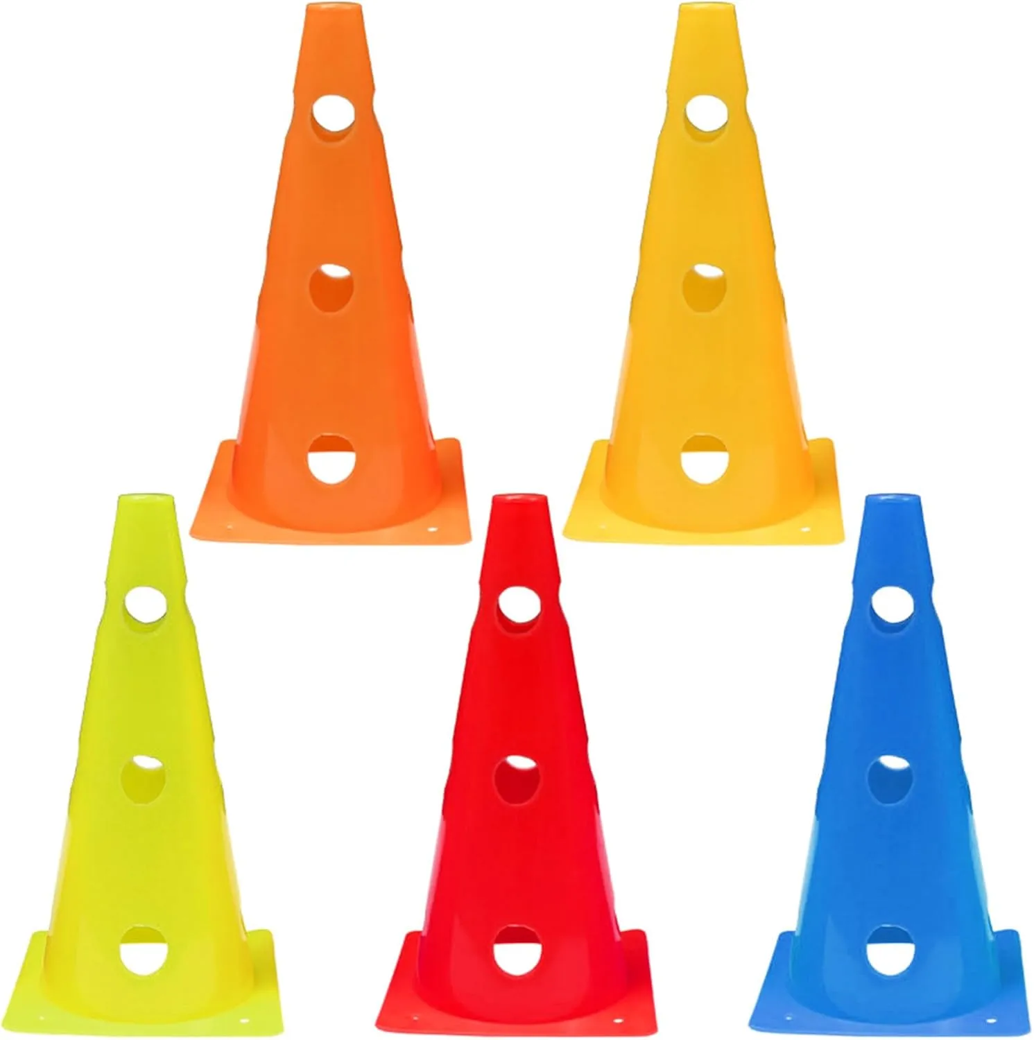 5 Pcs Football Training Maker Bucket Field Skating Marker Soccer Training Marker Obstacle Cones Training Equipment Football S