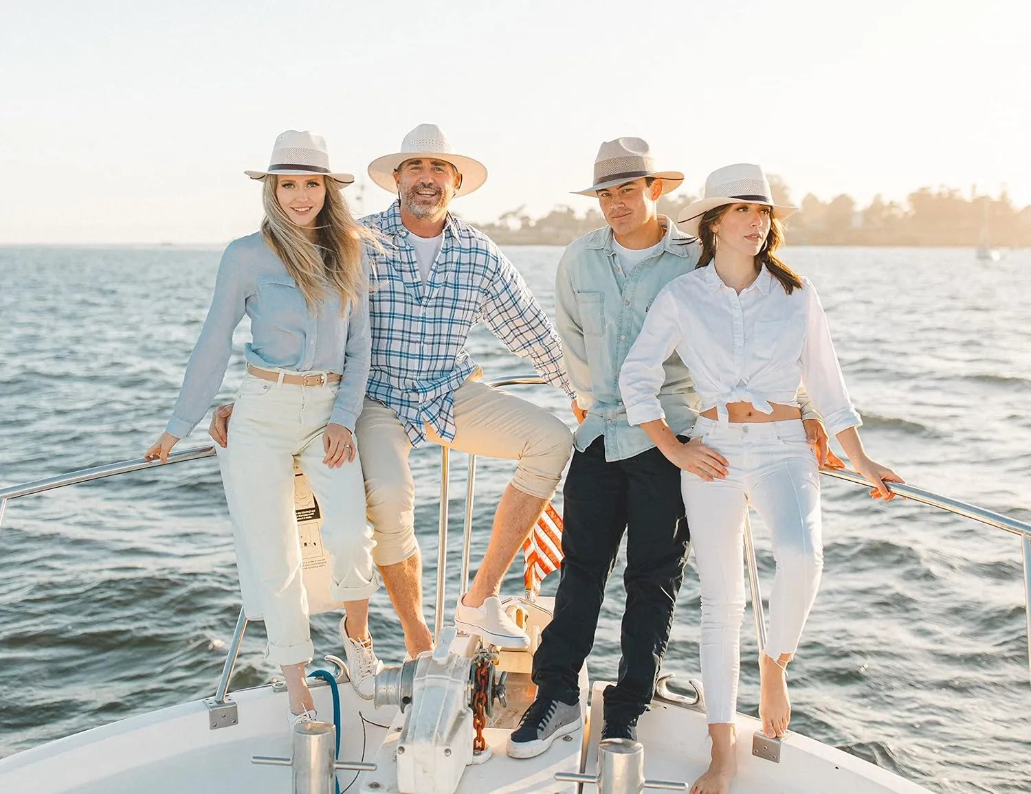 American Hat Makers Straw Hats for Men & Women  Barcelona Fedora Hat