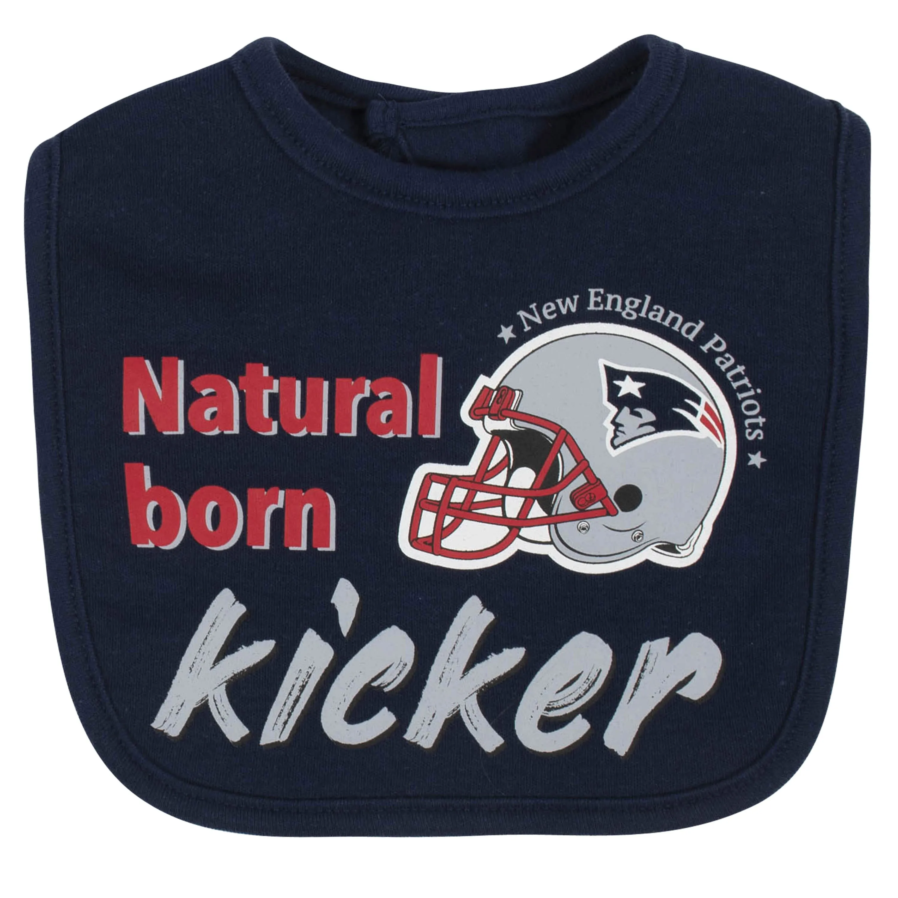 Baby Boys 3-Piece New England Patriots Bodysuit, Cap, and Bib Set