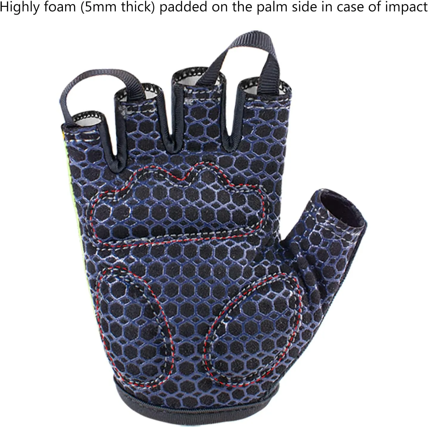 BASSDASH UPF 50  Kids' Gloves with Padded Grippy Palm UV Protection for Bicycles Fishing for 1-8 Years Old Boys Girls