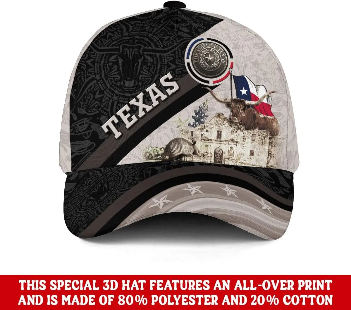 CHIARA CONTI11 Texans Caps for Men - Texas Baseball Cap and Hat - Texans Flag Cap