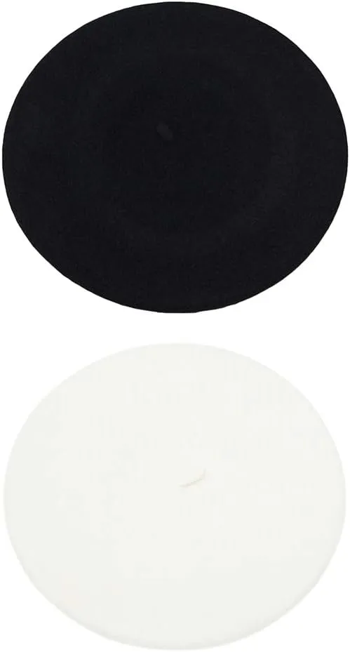 French Beret - Wool Solid Color Womens Beanie Cap Hat