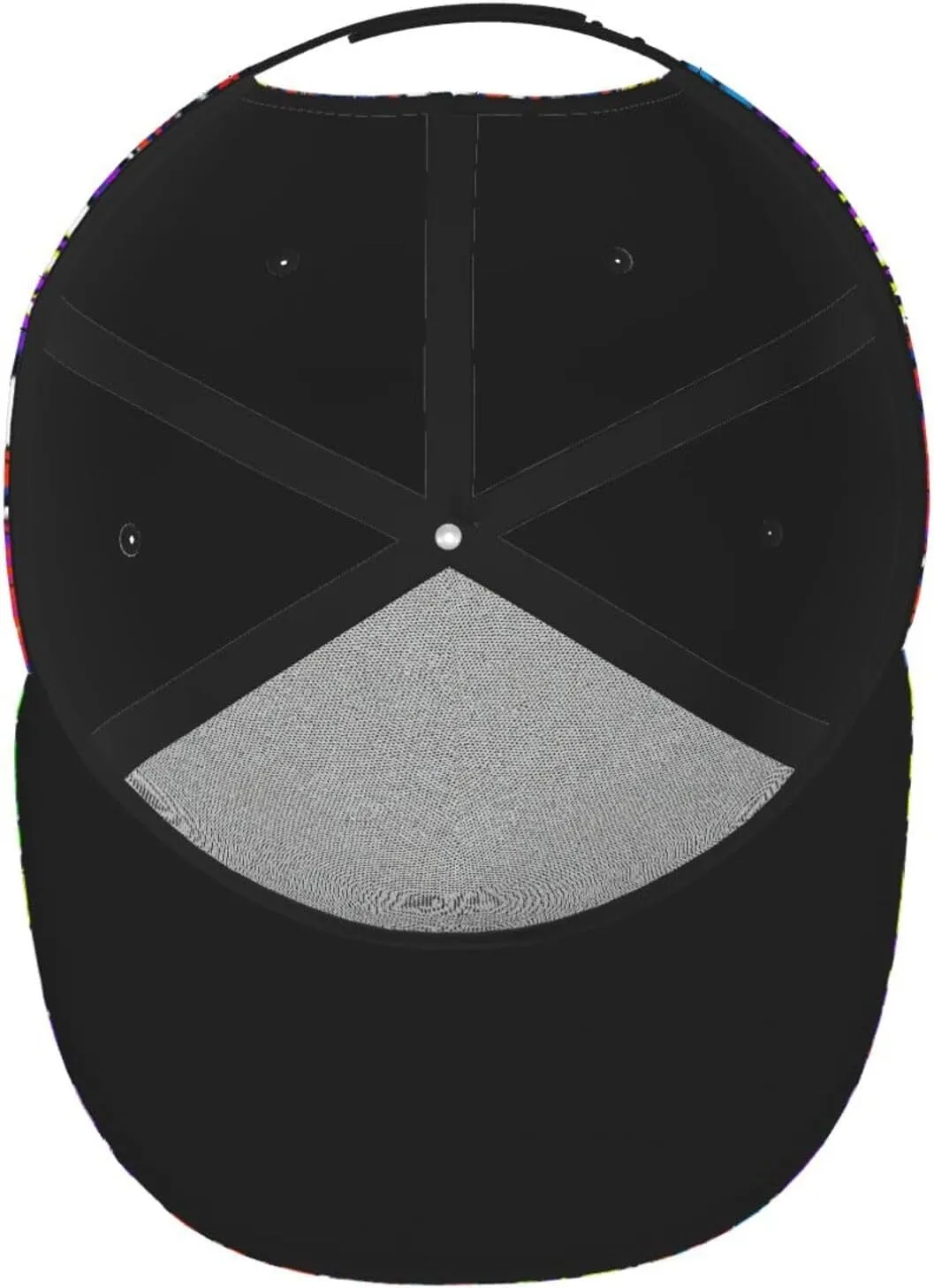 Graffiti Snapback Baseball Cap, Hip Hop Style, Adjustable Flat Bill Brim Hat, Unisex