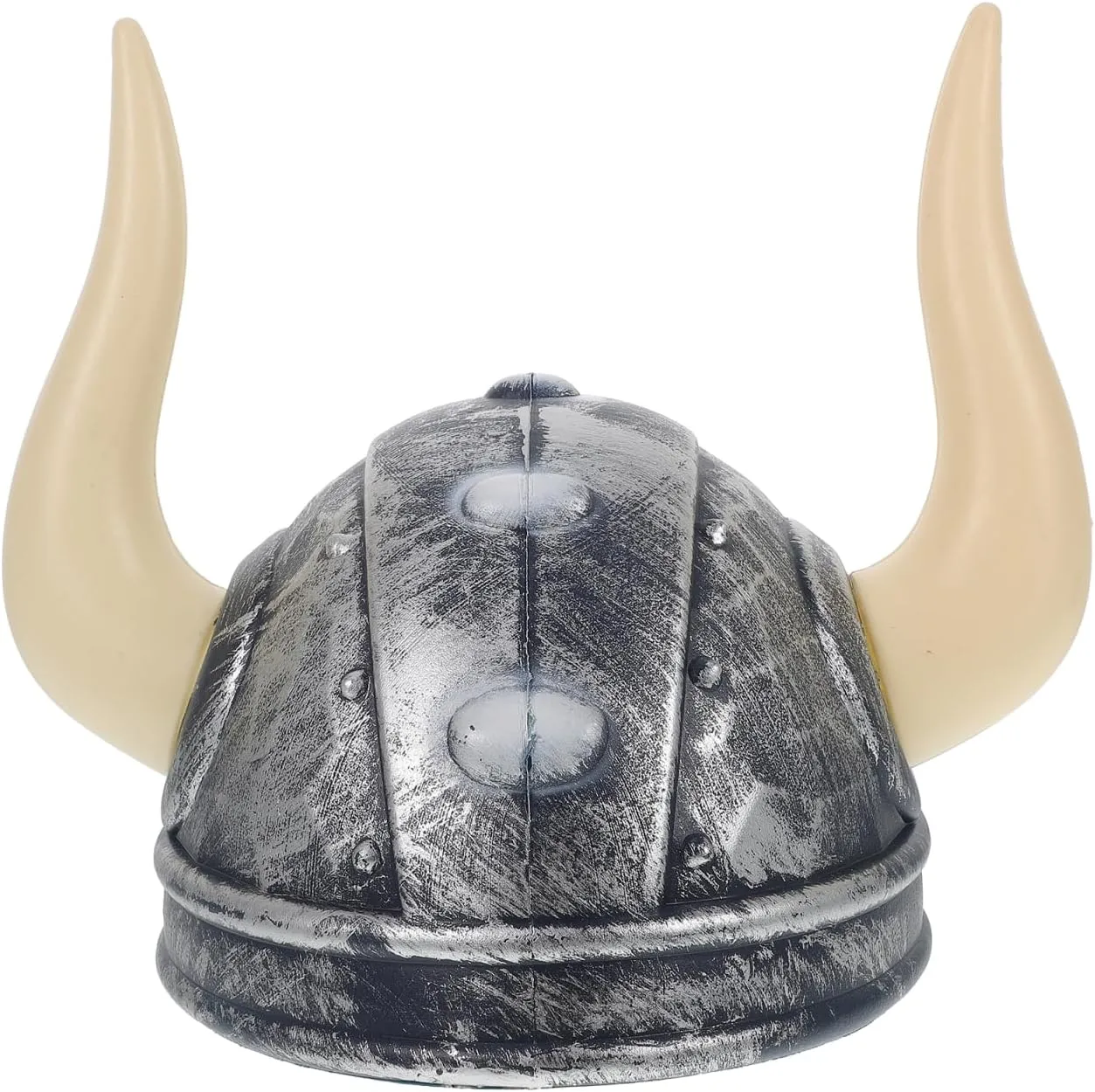 IMIKEYA Viking Helmet with Horns for and Adults - Viking Hat for Halloween Costumes - Black