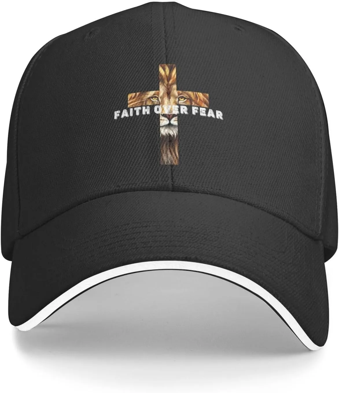 Jesus Baseball Cap Trucker Dad Hat for Men Women, Outdoor Sports Adjustable Snapback Flat Bill Brim
