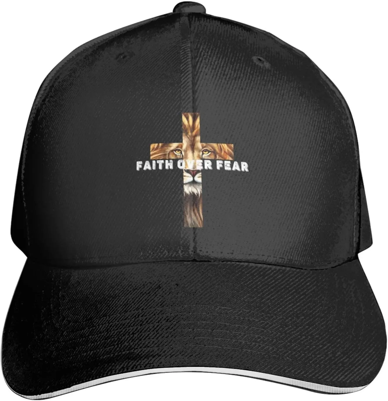 Jesus Baseball Cap Trucker Dad Hat for Men Women, Outdoor Sports Adjustable Snapback Flat Bill Brim
