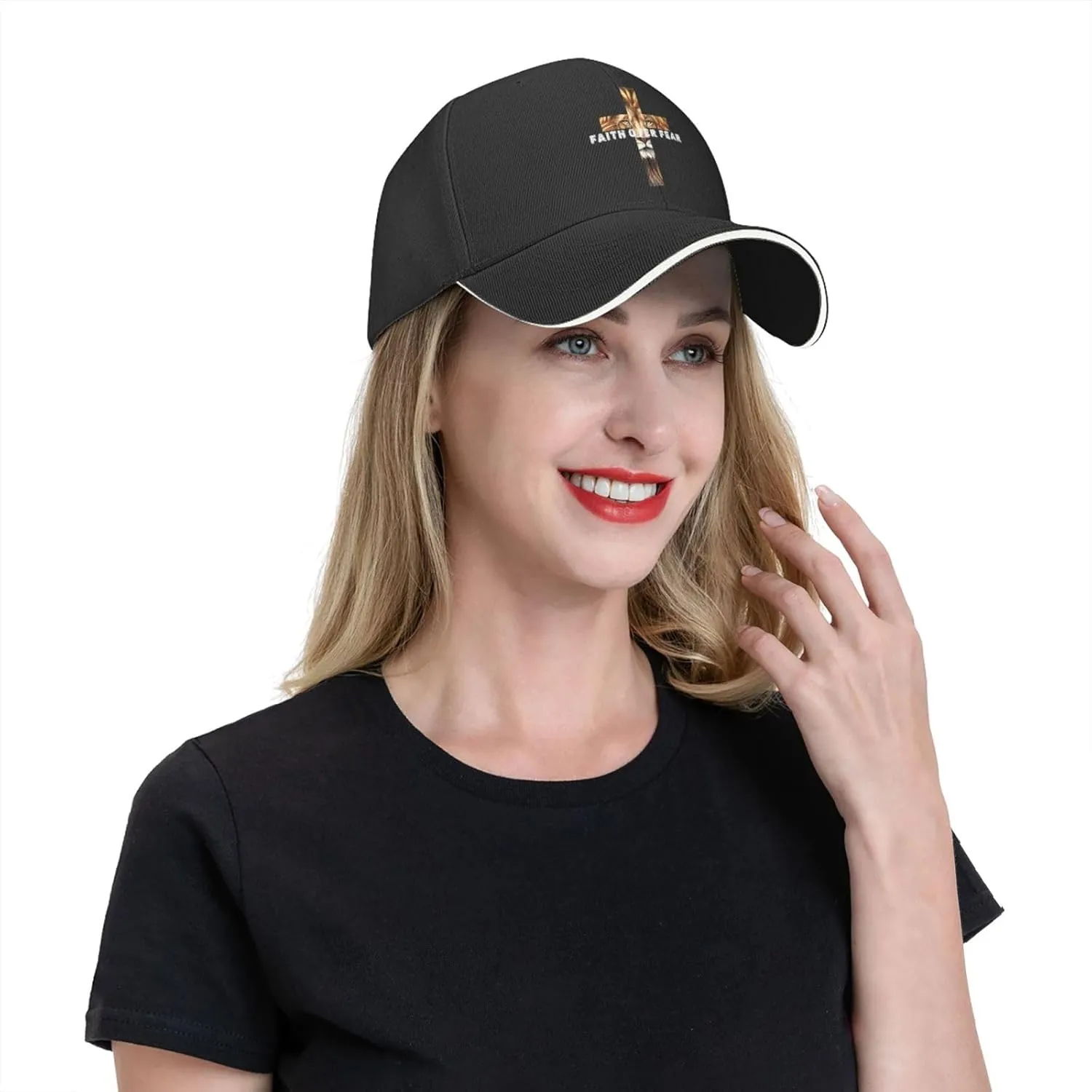 Jesus Baseball Cap Trucker Dad Hat for Men Women, Outdoor Sports Adjustable Snapback Flat Bill Brim