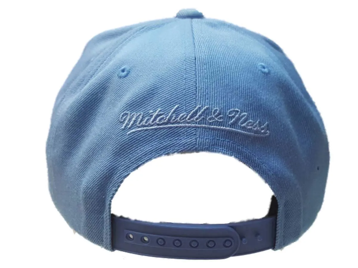 New York City FC Mitchell & Ness Light Blue Corduroy Bill Adj. Flat Bill Hat Cap