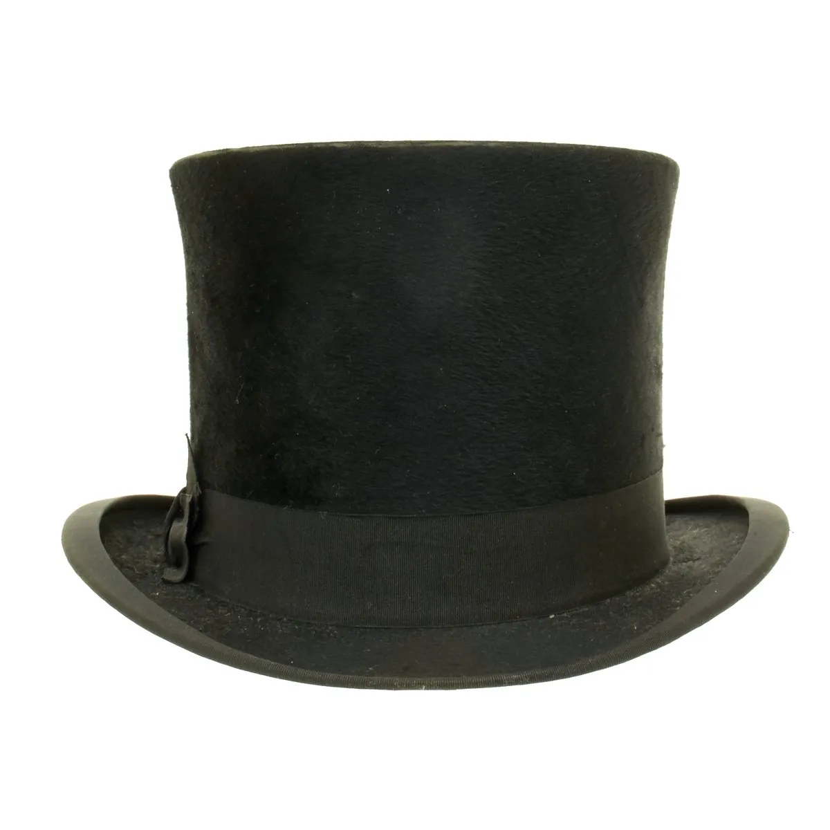 Original English Victorian Beaver Fur Top Hat with Concealed Percussion Pistol by Lancaster