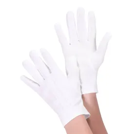 Short White Gloves