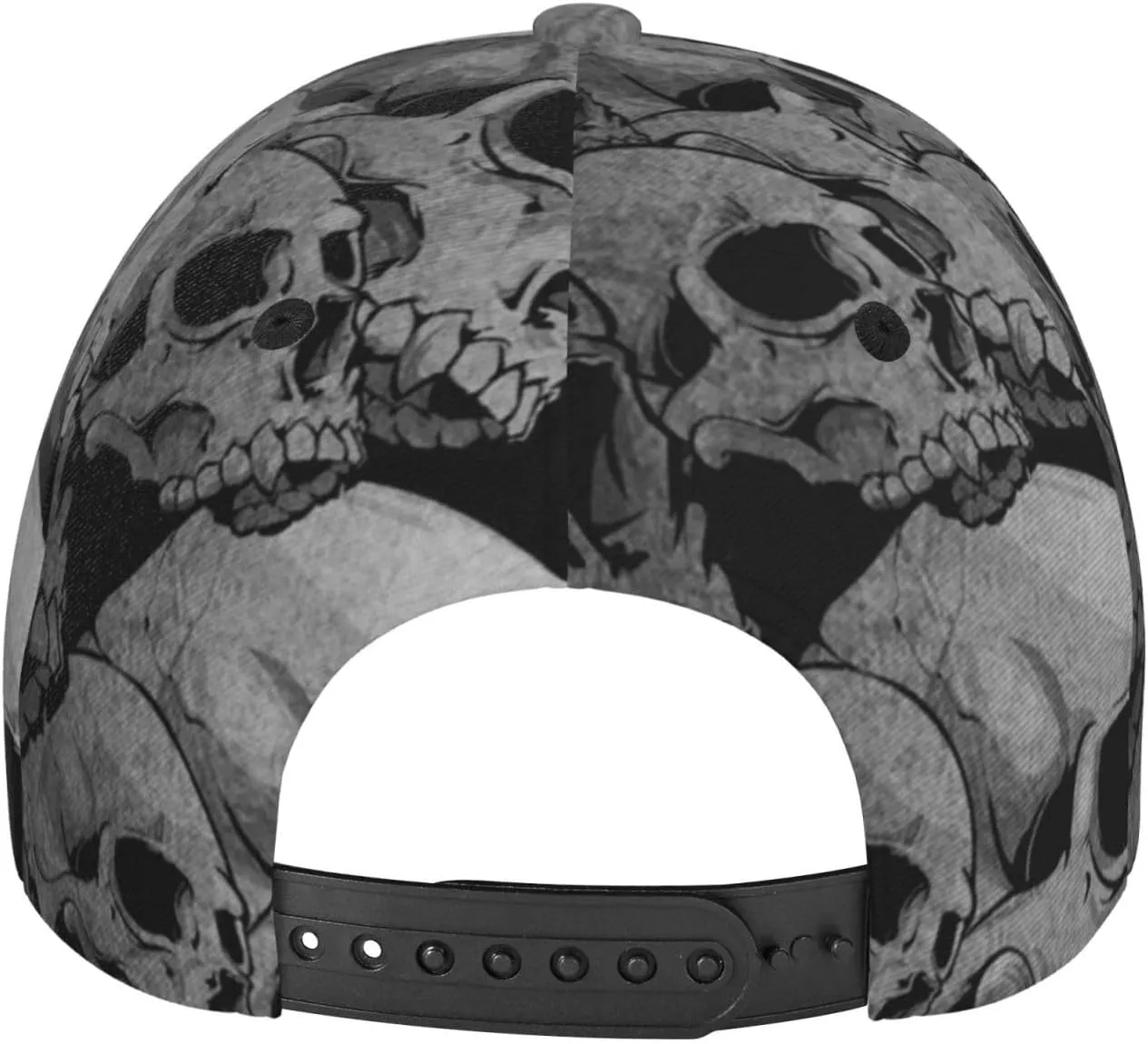 Skull Baseball Cap Adjustable Snapback Cap Men Sun Hat Cool Baseball Hats Halloween Cap for Outdoor
