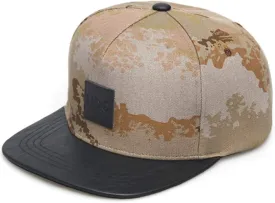 UNDERCONTROL Flat Brim Strapback Adjustable Trucker Cap Snapback for Unisex Hat Leather Tab