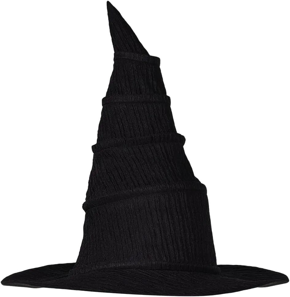 Women Witch Hat Adult Halloween Wizard Cosplay Black Hat Witch Cap Costume Accessories