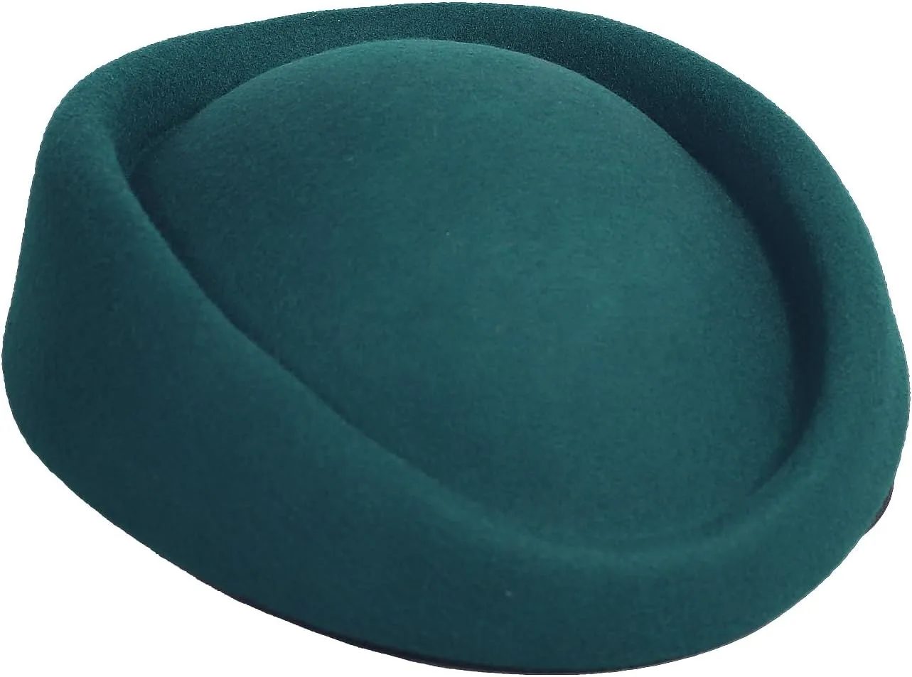 Wool Felt Beret Derby Fascinator Hats for Women Ladies Church Tea Party Formal Wedding Pillbox Hat