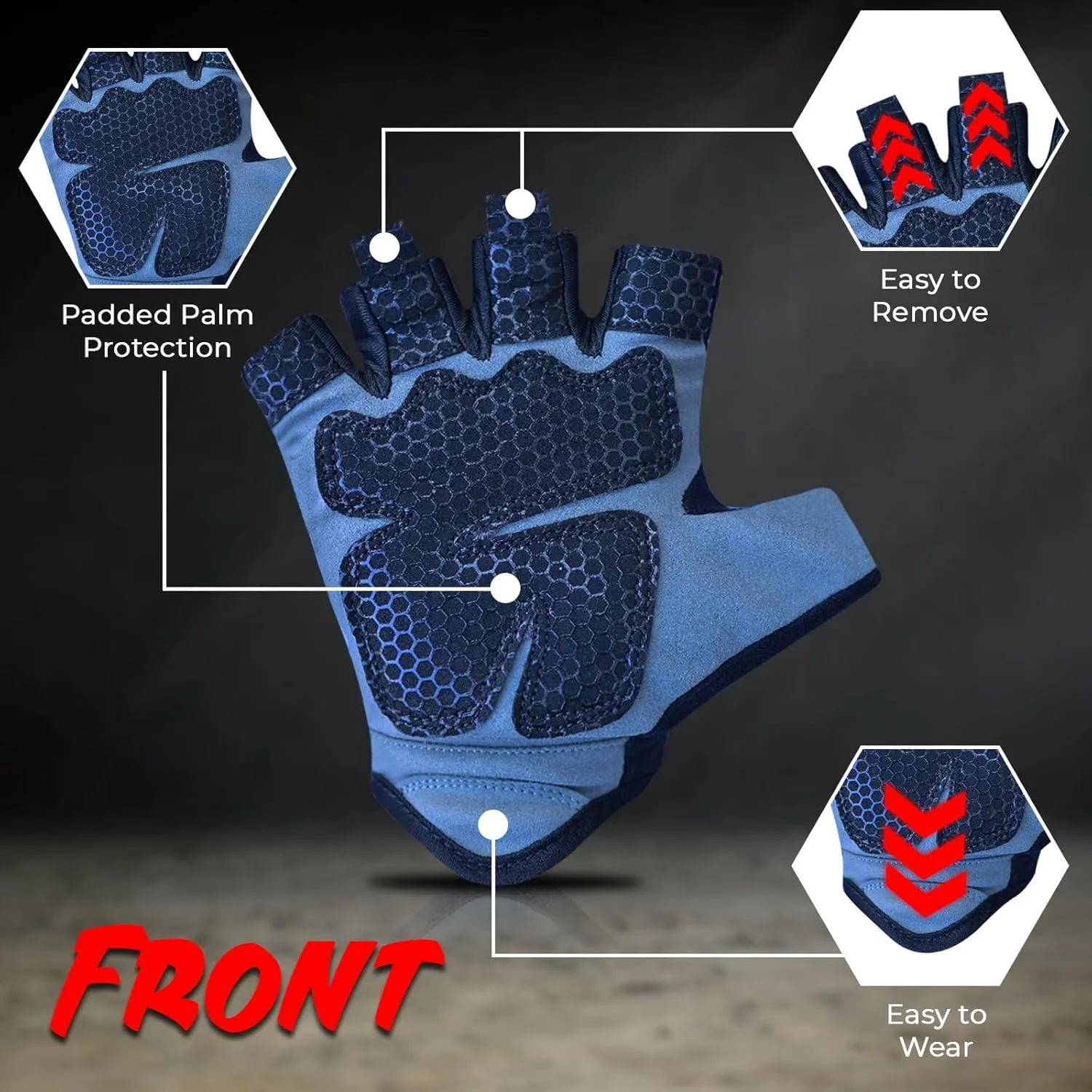 Workout Gloves for Men Women,Weight Lifting Gloves with Breathable Gel Padded Excellent Grip for Gym Exercise,Cycling,Weightlifting,Fitness Training,Pull Ups and Climbing and Rowing