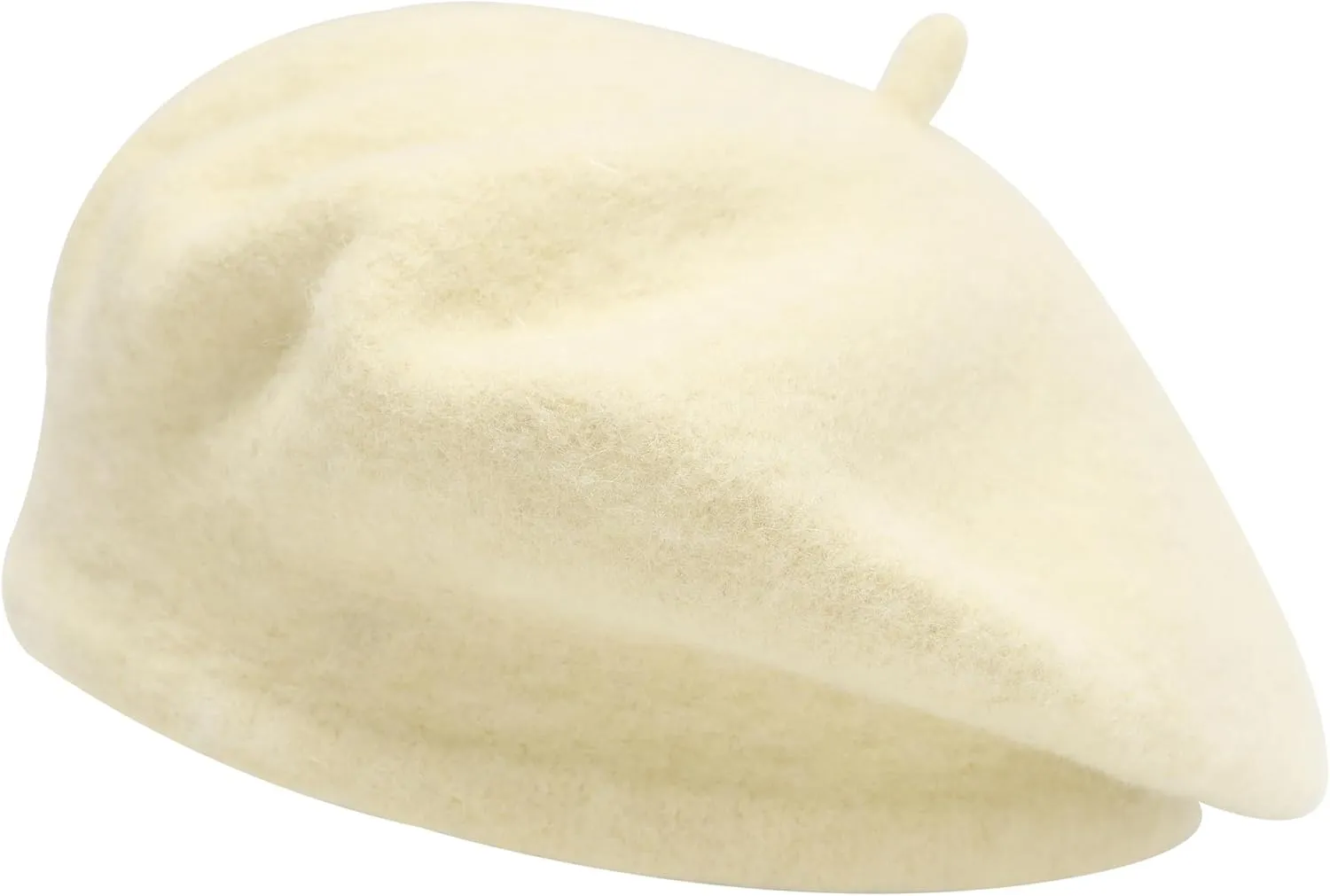 ZLYC Wool Kids Beret Hat Girls Solid Color Artist French Beret Cap